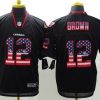 Men's Arizona Cardinals John Brown #12 Black Jersey