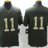 Men's Arizona Cardinals Larry Fitzgerald #11 Army Green Jersey