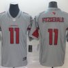 Men's Arizona Cardinals Larry Fitzgerald #11 Gray Inverted Legend Jersey