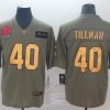 Men's Arizona Cardinals Pat Tillman #40 Brown Authentic Jersey