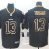 Men's New Orleans Saints #13 Michael Thomas Black Authentic Jersey