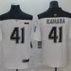 Men's New Orleans Saints Alvin Kamara #41 White City Edition Jersey