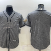 Men's New Orleans Saints Gray Blank Jersey