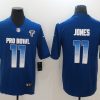 Men's Atlanta Falcons Julio Jones #11 Blue Jersey