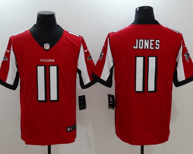 Men's Atlanta Falcons Julio Jones #11 Red Jersey