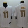 Men's Atlanta Falcons Julio Jones #11 White Alternate Jersey