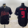 Men's Atlanta Falcons Michael Penix Jr. #9 Black Jersey