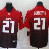 Men's Atlanta Falcons Todd Gurley II #21 Red 2nd Alternate Jersey