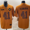 Men's New Orleans Saints Alvin Kamara #41 Brown 2023 Salute To Service Retired Limited Jersey