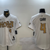 Men's New Orleans Saints Derek Carr #4 White Jersey