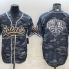 Men's New Orleans Saints Grey Camouflage Jersey