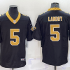 Men's New Orleans Saints Jarvis Landry #5 Black Jersey