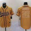 Men's New Orleans Saints Rashid Shaheed #22 Yellow Jersey