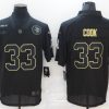 Men's Minnesota Vikings Dalvin Cook #33 Black Jersey