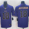 Men's Minnesota Vikings Justin Jefferson #18 Purple Alternate Jersey