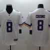 Men's Minnesota Vikings Kirk Cousins #8 Jersey White