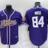 Men's Minnesota Vikings Randy Moss #84 Purple Jersey Joint Edition