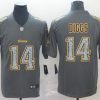 Men's Minnesota Vikings Stefon Diggs #14 Gray Jersey