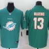 Men's Miami Dolphins Dan Marino #13 Green Jersey