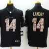 Men's Miami Dolphins Jarvis Landry #14 Black Jersey