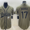 Men's Miami Dolphins Jaylen Waddle #17 Olive 2022 Salute To Service Limited Jersey Joint Edition