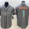 Men's Miami Dolphins Tua Tagovailoa #1 Gray Jersey Joint Edition