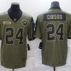Men's Washington Commanders Antonio Gibson #24 Brown Jersey