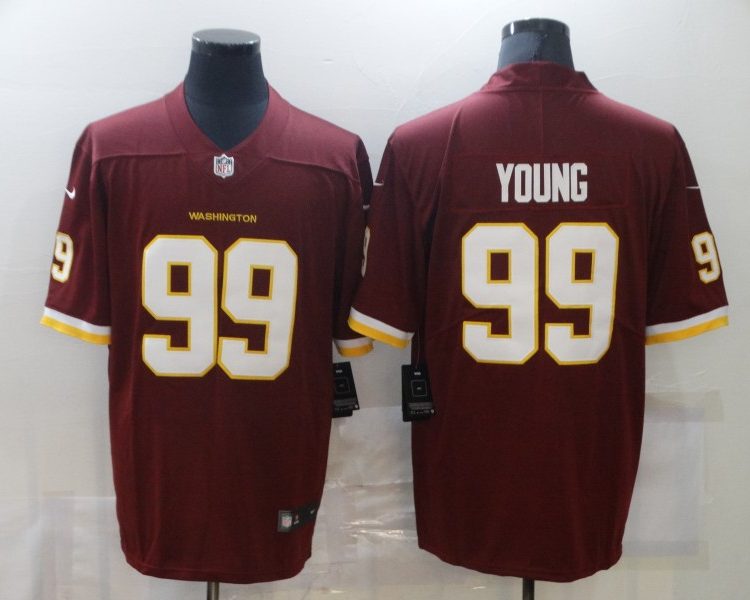 Men's Washington Commanders Chase Young #99 Red Jersey
