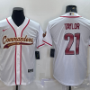 Men's Washington Commanders Sean Taylor #21 White Jersey Joint Edition