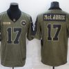 Men's Washington Commanders Terry Mclaurin #17 Brown Jersey