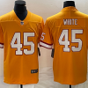 Men's Tampa Bay Buccaneers Devin White #45 Orange Throwback Jersey