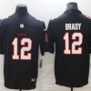 Men's Tampa Bay Buccaneers Tom Brady #12 Black Jersey