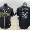 Men's Las Vegas Raiders Bo Jackson #34 Black Jersey Joint Edition