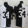 Men's Las Vegas Raiders Bo Jackson #34 Black/White Jersey