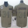 Men's Las Vegas Raiders Bo Jackson #34 Brown Jersey