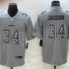 Men's Las Vegas Raiders Bo Jackson #34 Gray Atmosphere Jersey