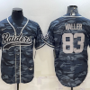 Men's Las Vegas Raiders Darren Waller #83 Grey Camouflage Jersey Joint Edition