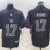 Men's Las Vegas Raiders Davante Adams #17 Black RFLCTV Limited Jersey