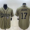 Men's Las Vegas Raiders Davante Adams #17 Olive 2022 Salute To Service Limited Jersey Joint Edition