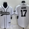 Men's Las Vegas Raiders Davante Adams #17 White Jersey Joint Edition