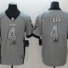 Men's Las Vegas Raiders Derek Carr #4 Gray Jersey