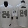 Men's Las Vegas Raiders Jonathan Abram #24 White Jersey