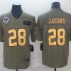 Men's Las Vegas Raiders Josh Jacobs #28 Brown Jersey