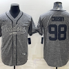 Men's Las Vegas Raiders Maxx Crosby #98 Gray Jersey Joint Edition