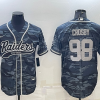 Men's Las Vegas Raiders Maxx Crosby #98 Grey Camouflage Jersey Joint Edition