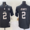 Men's Las Vegas Raiders Ashton Jeanty #2 Black 2025 NFL Draft First Round Pick Jersey