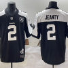 Men's Las Vegas Raiders Ashton Jeanty #2 Black Jersey