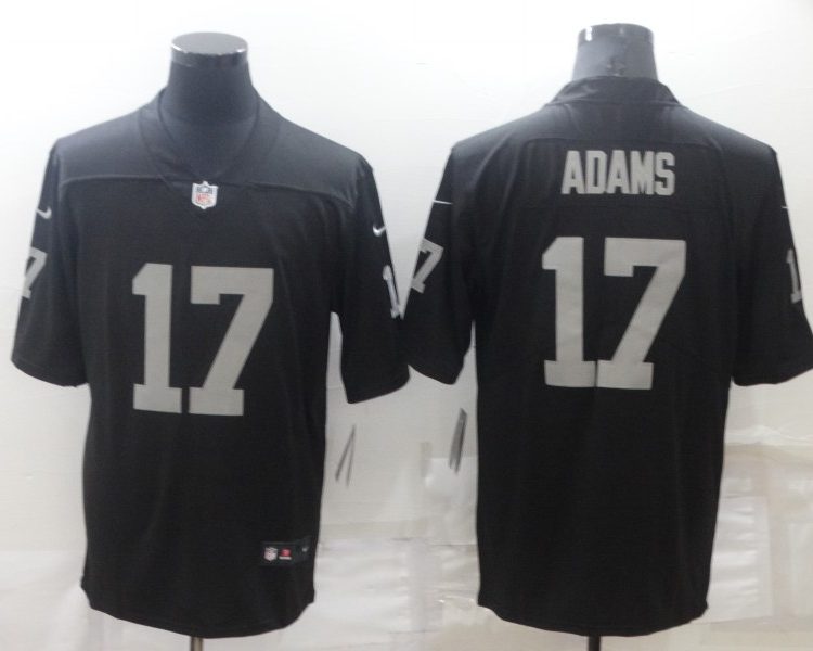 Men's Las Vegas Raiders Davante Adams #17 Black Jersey