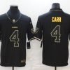 Men's Las Vegas Raiders #4 Derek Carr Black Jersey