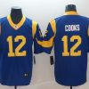 Men's Los Angeles Rams Brandin Cooks #12 Blue Jersey